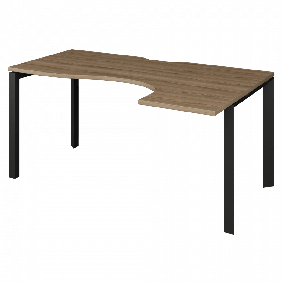 طاولة زاوية NTMП.P-040.PR بإطار معدني