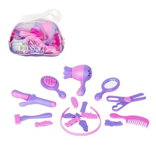 مجموعة لعبة "حلاق" في حقيبة - 16 قطعة