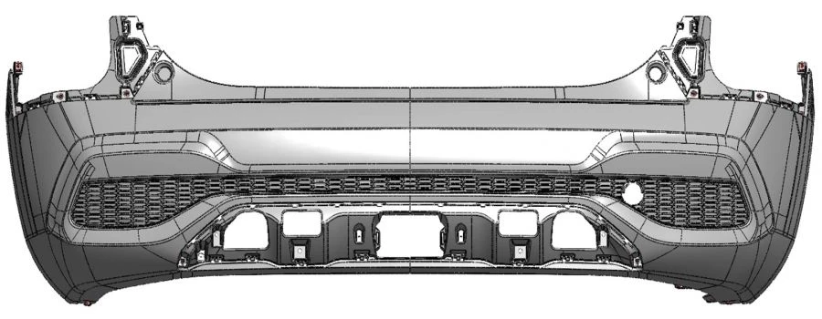 Rear Bumper Cover with Holes for KIA CERATO, SOUL, SELTOS - SP2 86612-Q5020
