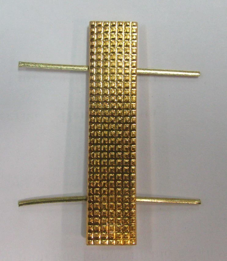 Gold Metal Sergeant Badge for Russian OVD Employees, 10x45mm