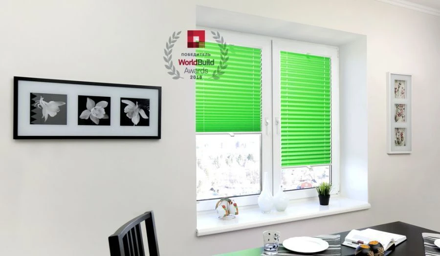 Custom Pleated Window Blinds INTEGRA PLISSE 120x55cm