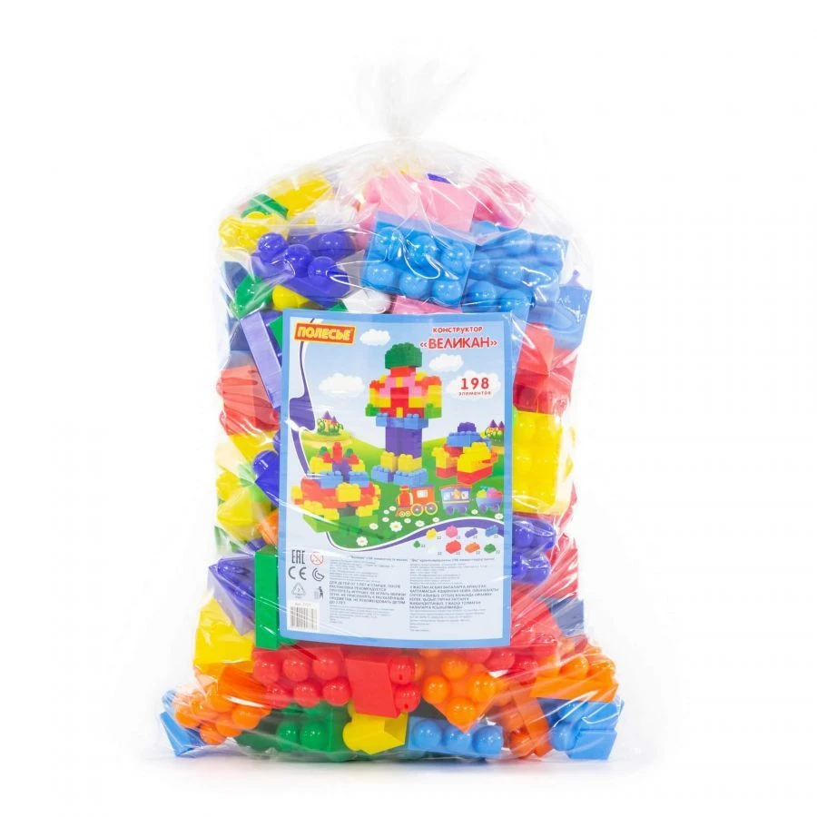 Giant Constructor Set (198 Pieces), Model 7727