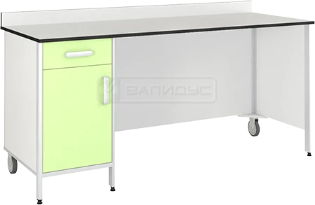 Working Desk with Drawer and Cabinet, Model SMT1-1600K