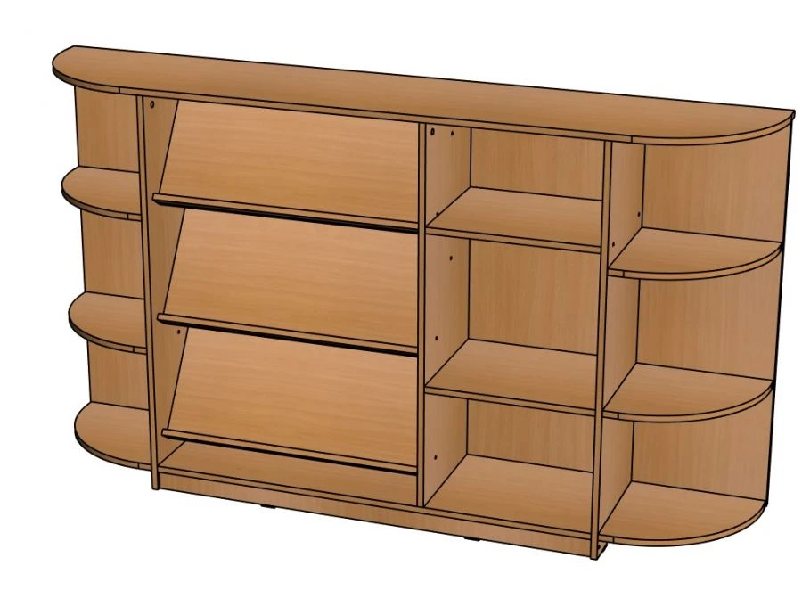 Butterfly Shelving Unit for Preschool Activities - SЖ84
