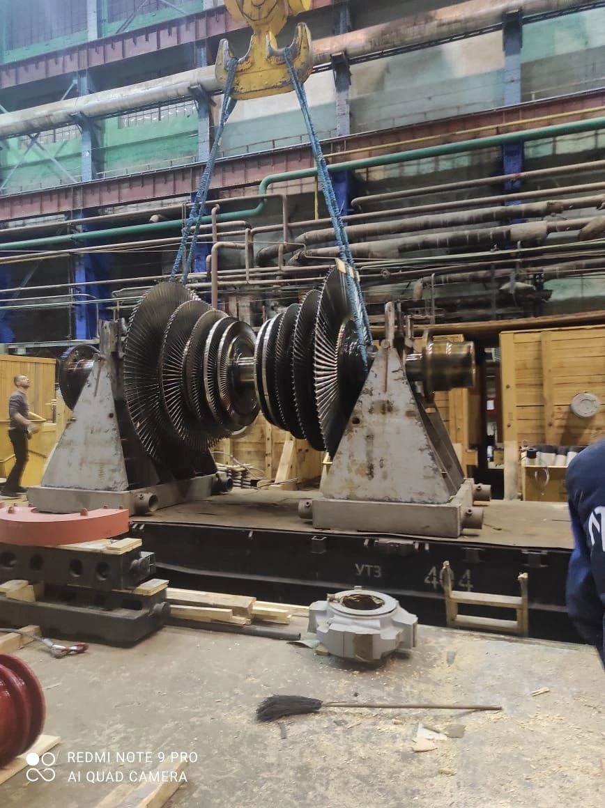 Low-Pressure Cylinder Rotor for K-100 Turbine