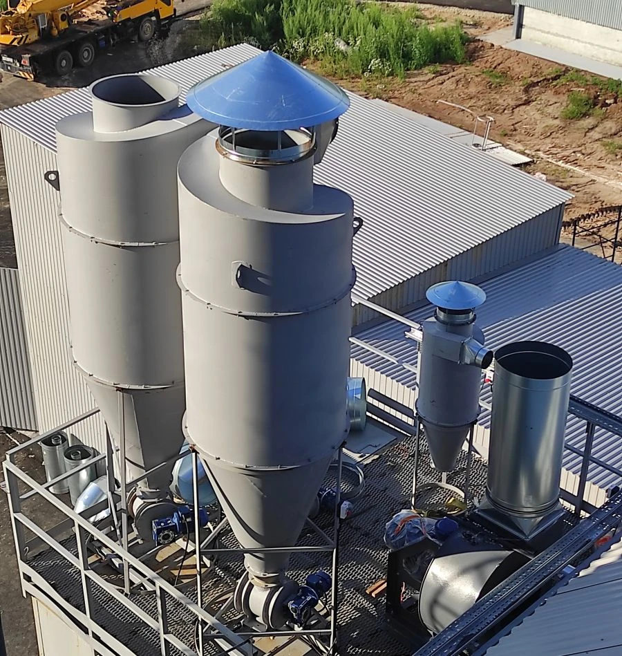 Cyclone Dust Collector ЦОЛ for Grain Dust Extraction