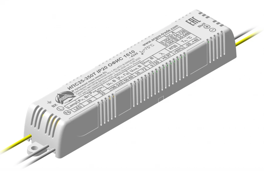 مصدر الطاقة LED IPS25-350T IP20 مكتب 1610