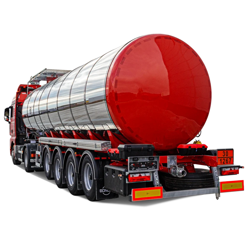 Four-Axle Tank Semi-Trailer for Transporting Oil Products BONUM 914211