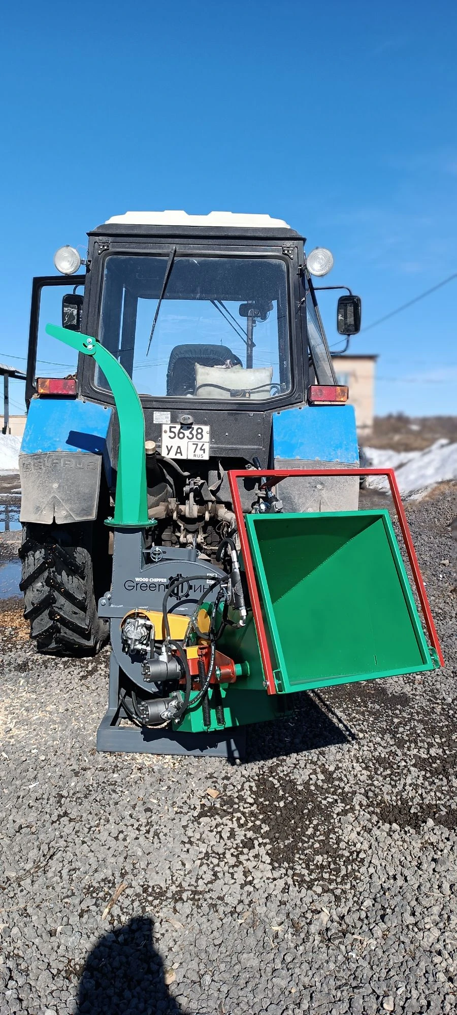 مطحنة الخشب "GreenPing WC 630 VOM Pro