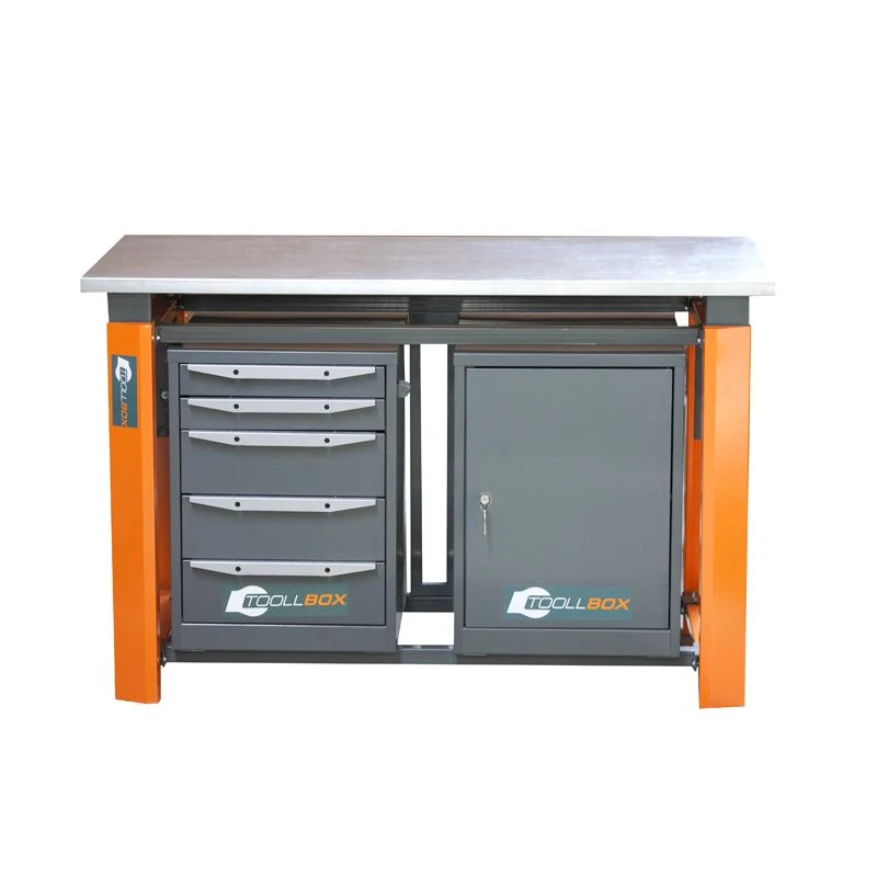 طاولة العمل Toolbox TBP1800 ثنائية العمود للأعمال المعدنية والتجميع