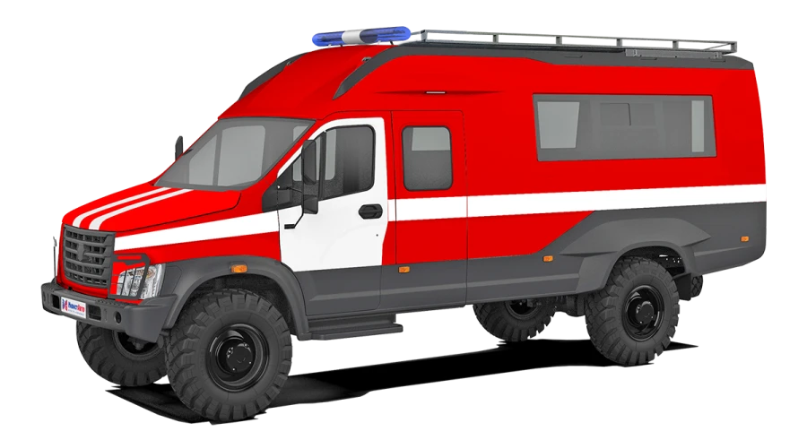 سيارة الاستجابة الطارئة N2C4 GZNAPP على قاعدة GAZ C41