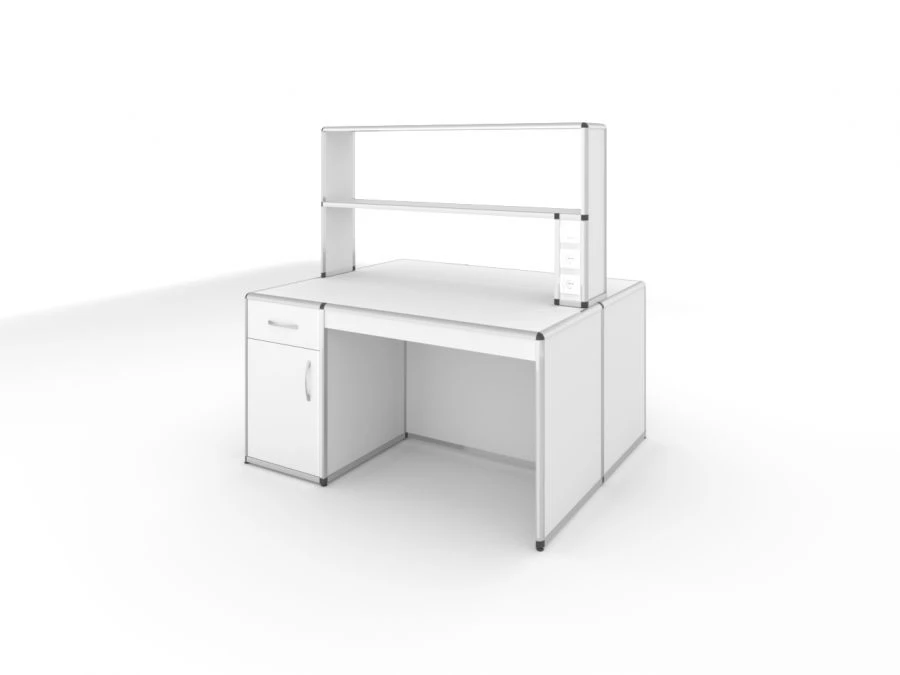 Island Work Table OS-1 for Standing and Sitting Operators