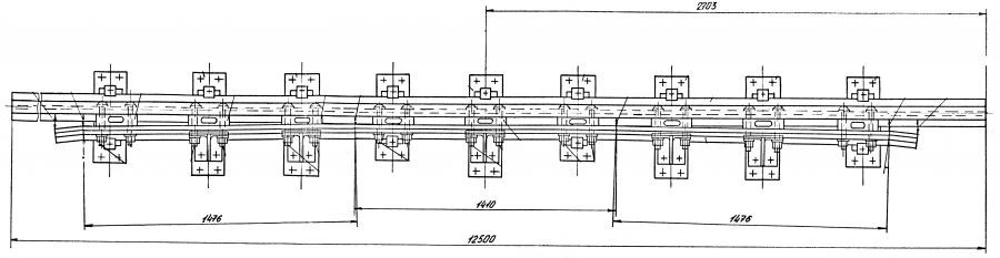 Cross Rail with Counter Rail Type R65, Mark 1/11 (Project 2745.00.030/-01)