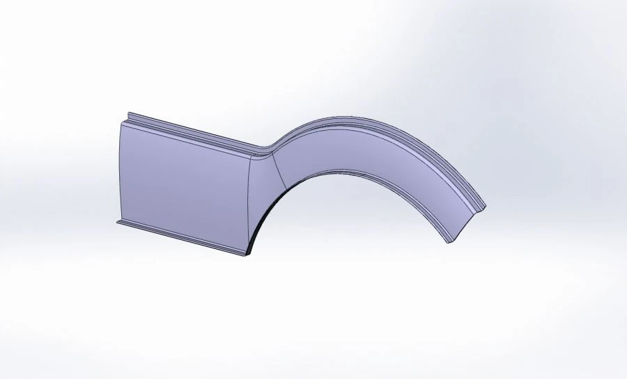 Rear Cover Made of Polyester Fiberglass for Vehicles 6299-401-8119020