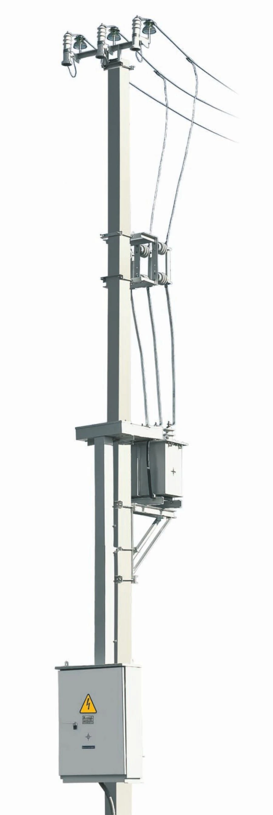 محطات تحويل كاملة مثبتة على الأعمدة SV-105 (SV-110) وPT-43 بأربعة دعامات