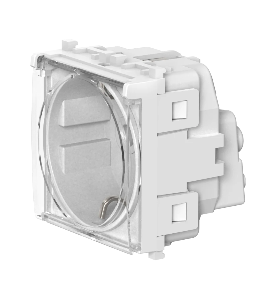 Caduceus Aling Experience Hidden Socket with Grounding 16A, Model 74153.0T