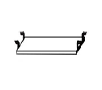 Keyboard Shelf Made of Laminate and MDF