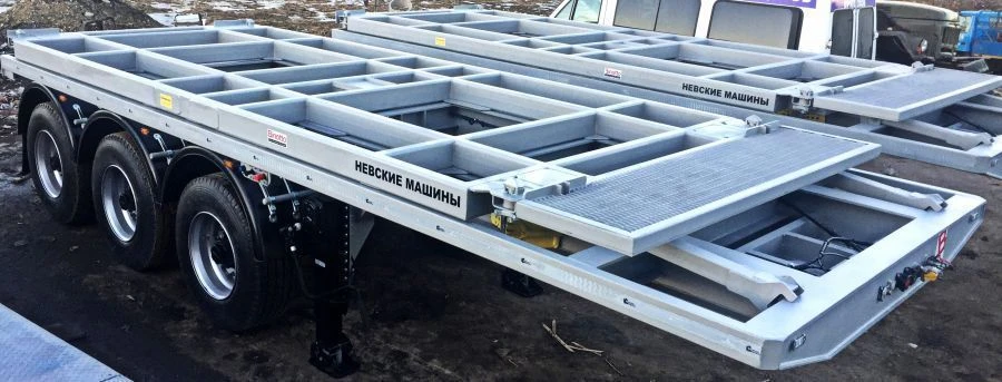 Semi-Trailer for Cargo Transport 9319TR with Pneumatic Suspension