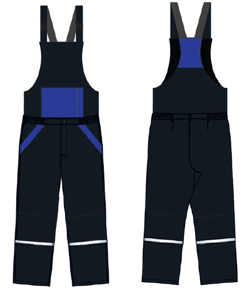 Men's Insulated Overalls for Cold Weather Protection Model TMHER030