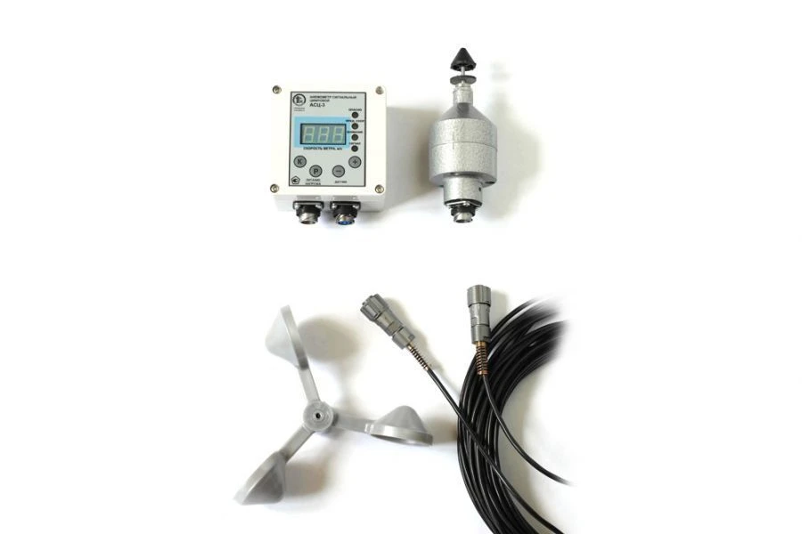 مقياس سرعة الرياح الرقمي ASC-3