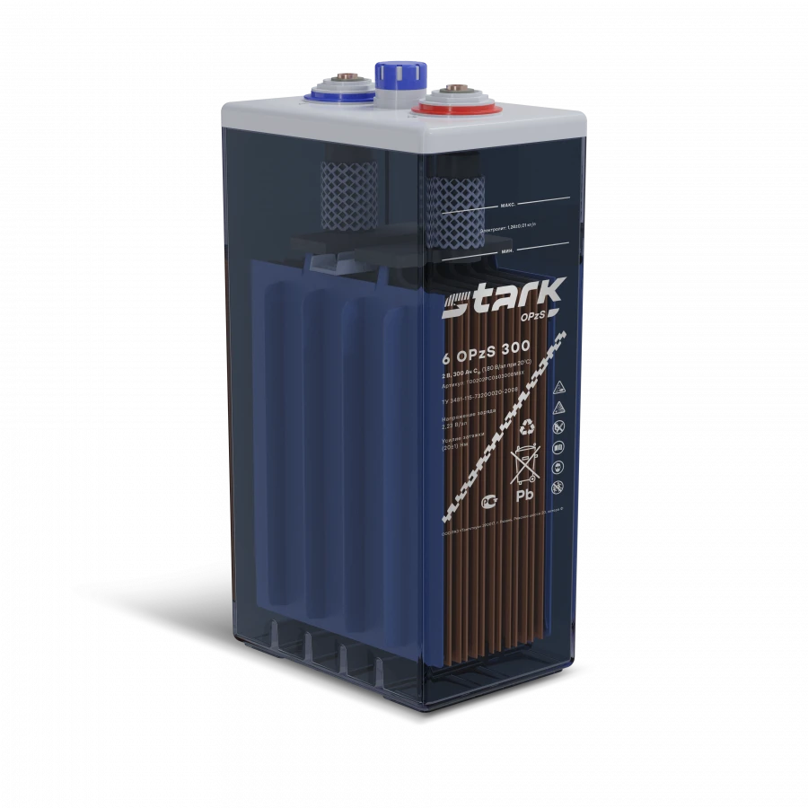 بطارية الرصاص الحمضية STARK 6 OPzS 300