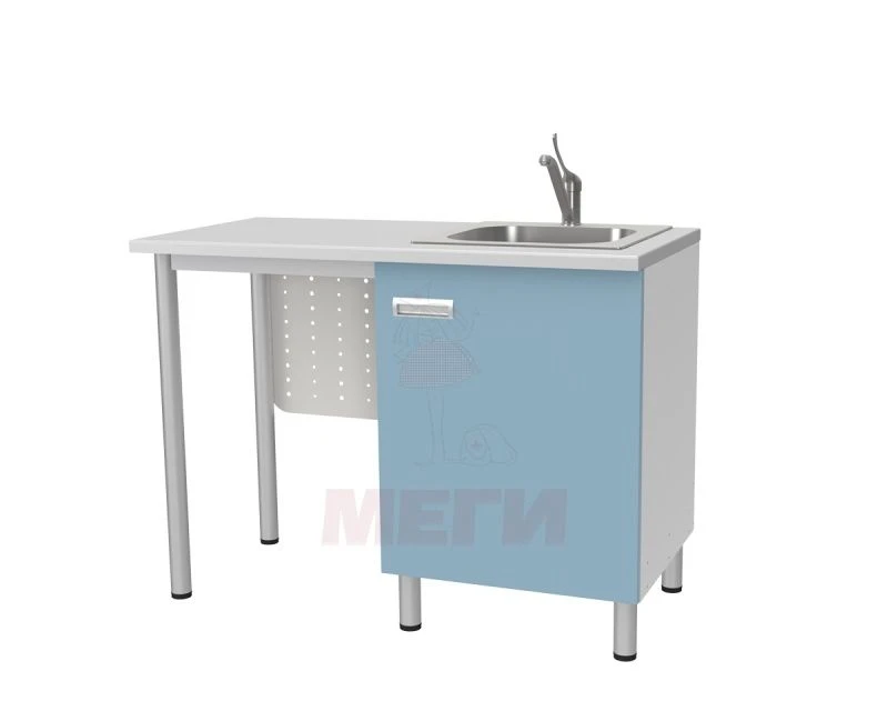 طاولة مختبر مع خزانه ومغسلة SL-04-MSK (SL-04-212)
