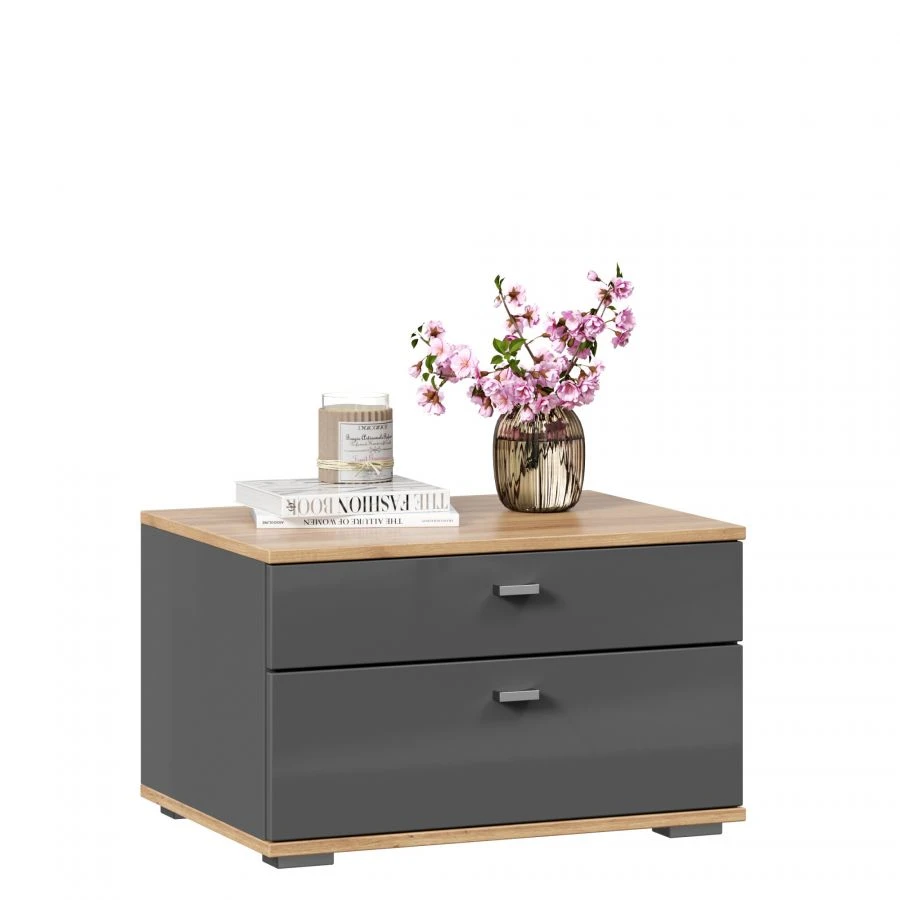 فيجي LD.659060.000 طاولة جانبية (بلوط ذهبي/أنثراسيت)