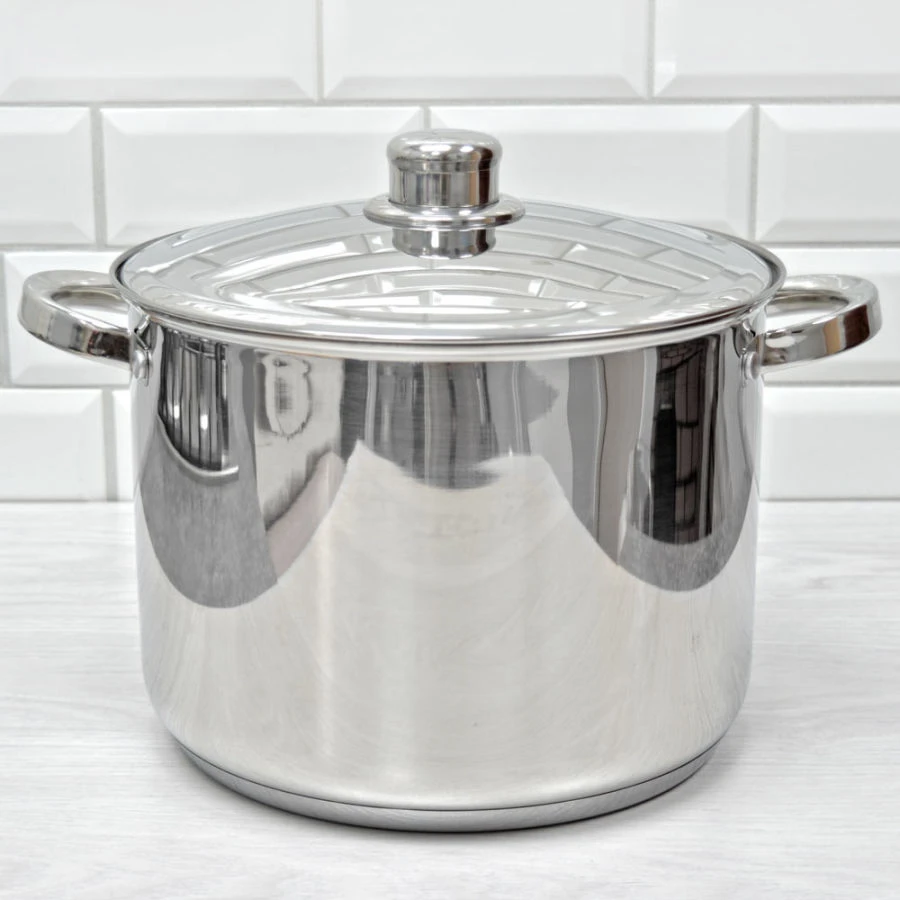 10L Stainless Steel Pot with Triple Bottom - MAYAR