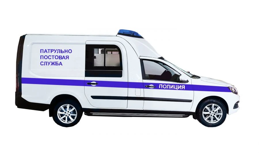 سيارة شرطة خاصة GRNTMD على قاعدة LADA 219 GRANTA