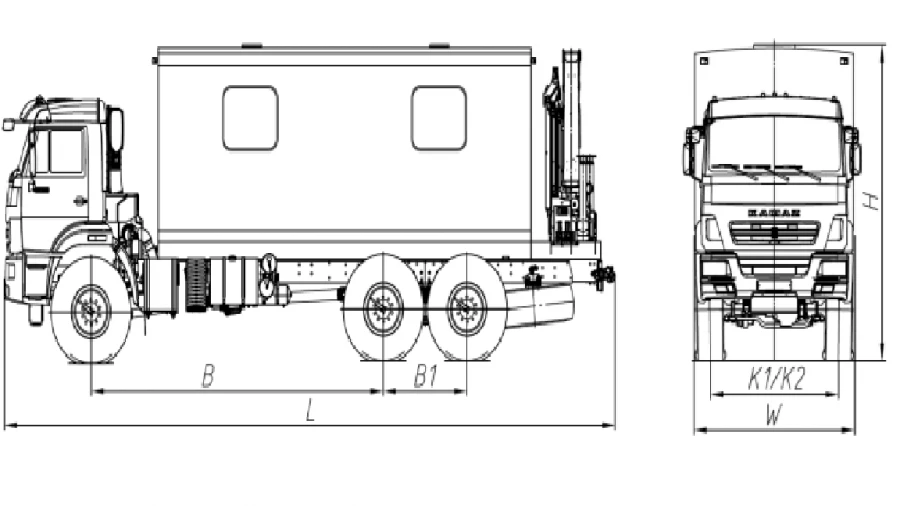 Special Vehicle with Crane Manipulator Model 675409-31