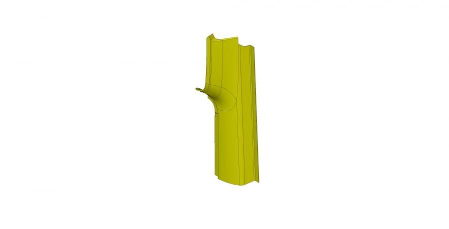 Rear Side Partition Panel for Driver’s Compartment - 529222-7802054-60