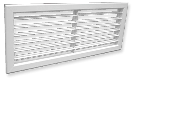 Fixed Blade Ventilation Grille ALN-K 200x900MM 1.11KG