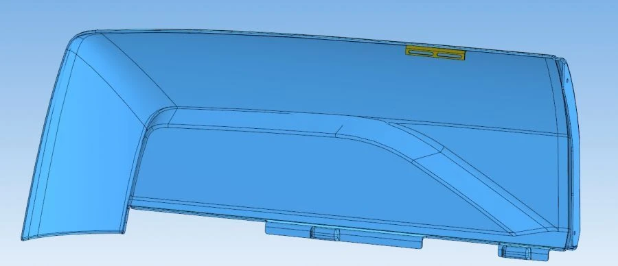 Left Rear Combined Side Fairing 6282-401-5612111-23