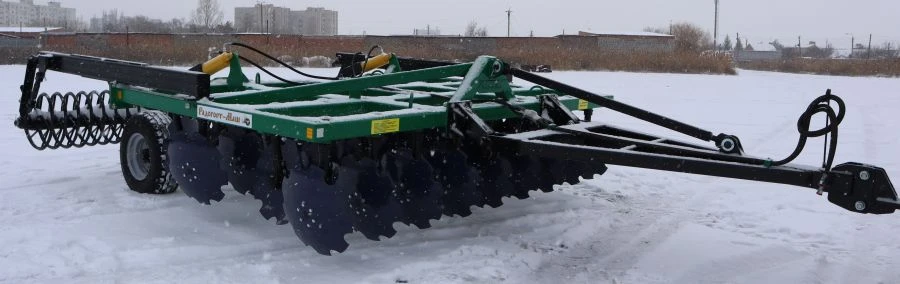 محراث قرصي مقطورة BD-3.5x4P مع أسطوانة