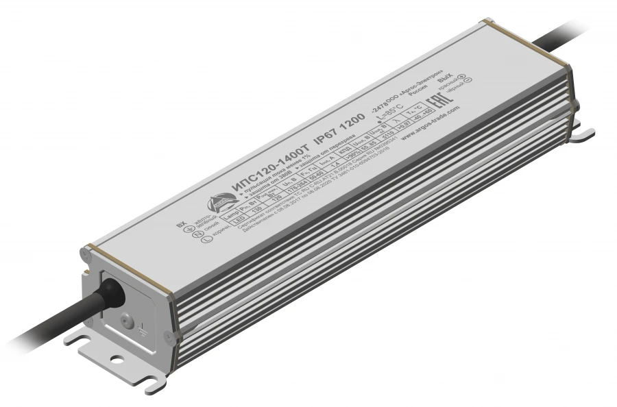 وحدة الطاقة المقاومة للماء لإضاءة LED IPS120-1400T IP67 1200