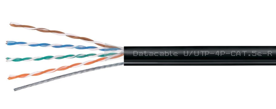 كابل الاتصال المتماثل لأنظمة النقل الرقمية Datacable U/UTP الفئة 5e