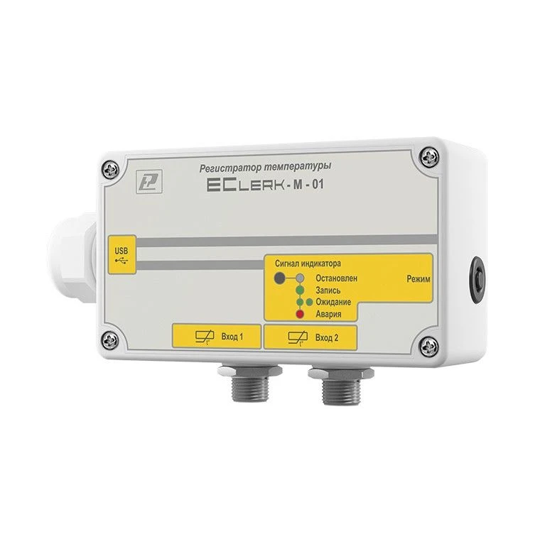 جهاز تسجيل درجة الحرارة المستقل EClerk-M-01-2Pt-G2-HP