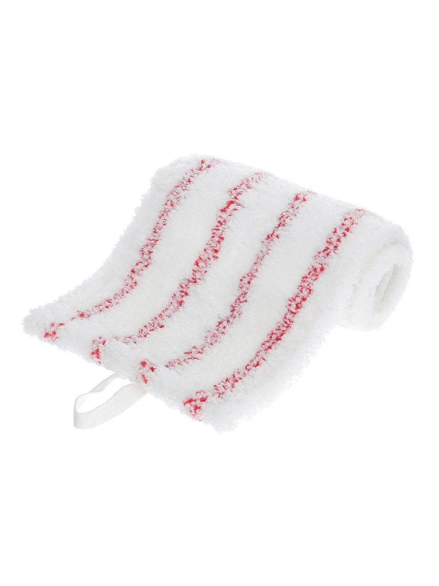 Professional and Household Cleaning Mop 40 with Microfiber Fabric (White with Yellow Stripe)