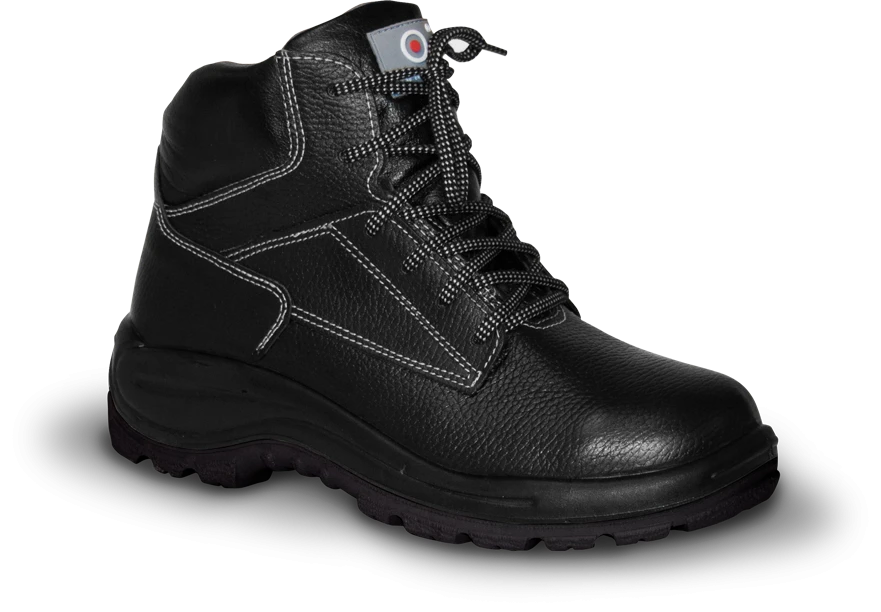 Men's Leather Safety Boots with Heat-Resistant and Oil-Resistant Sole" Model: [Model/Code]