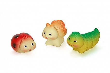 Insect Toy Set - Ladybug, Snail, Caterpillar