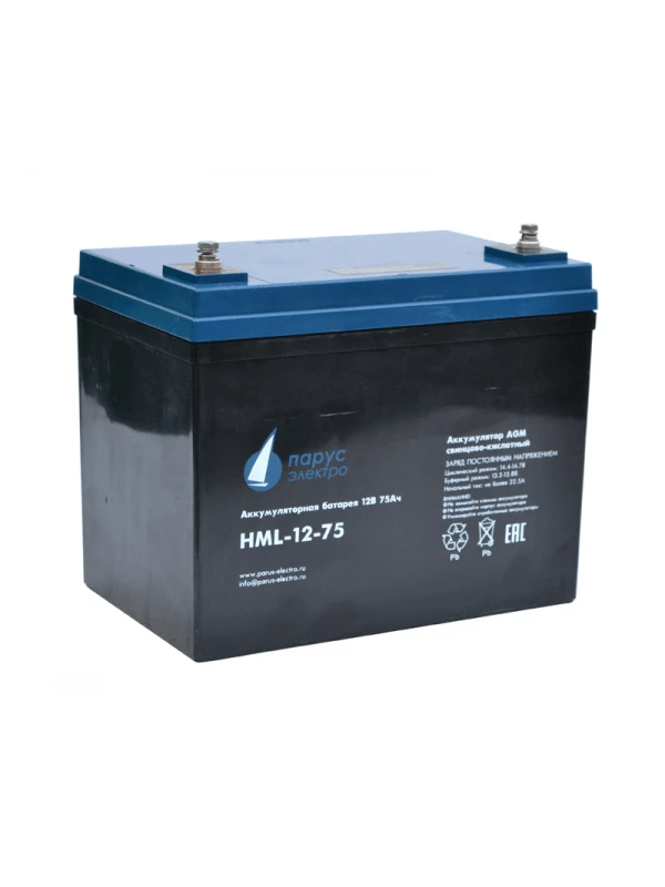 بطارية الرصاص الحمضية AGM HML-12-75