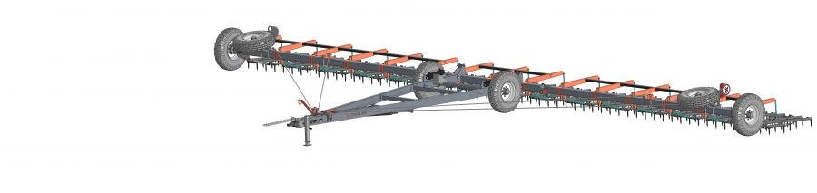 Medium Tooth Harrow BSZ-19 for Soil Preparation
