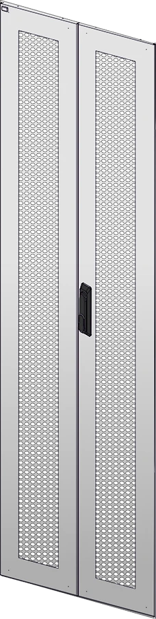 باب مزدوج مثقب لخزانة LINEA N 33U عرض 600 مم LN35-33U6X-D2P