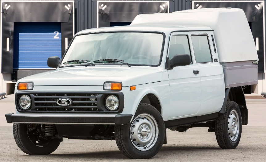 مركبة لادا 4x4 بيك آب مع هيكل صلب، نوع 2346، موديل 234610