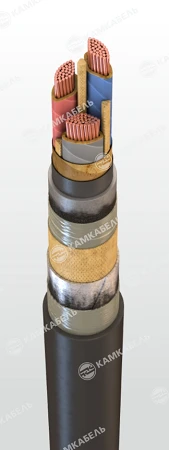 Power Cable with Copper Conductors and Impregnated Paper Insulation, 1 kV, SBlG Model