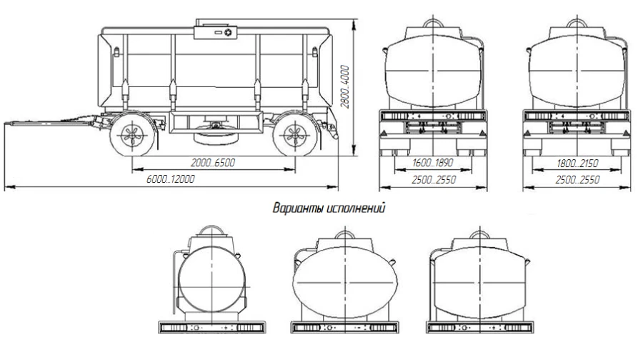 Vacuum Trailer Tank STK 9020-20 for Oil and Gas Condensate Collection