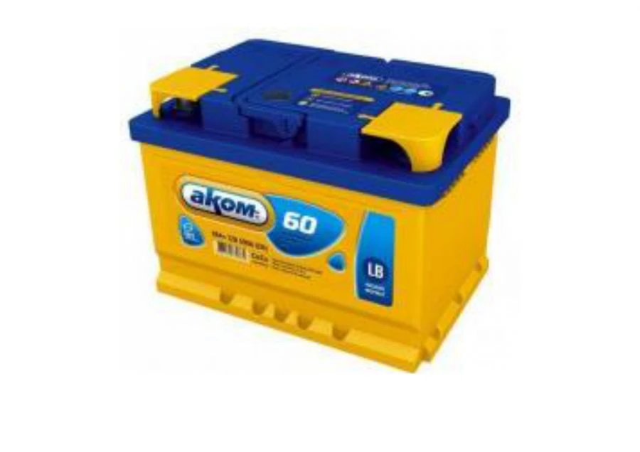 بطارية بدء تشغيل رصاصية حمضية 6СТ-60VL LB2 لسيارات غاز/221727.3703010 (АКОМ.156.0.00)