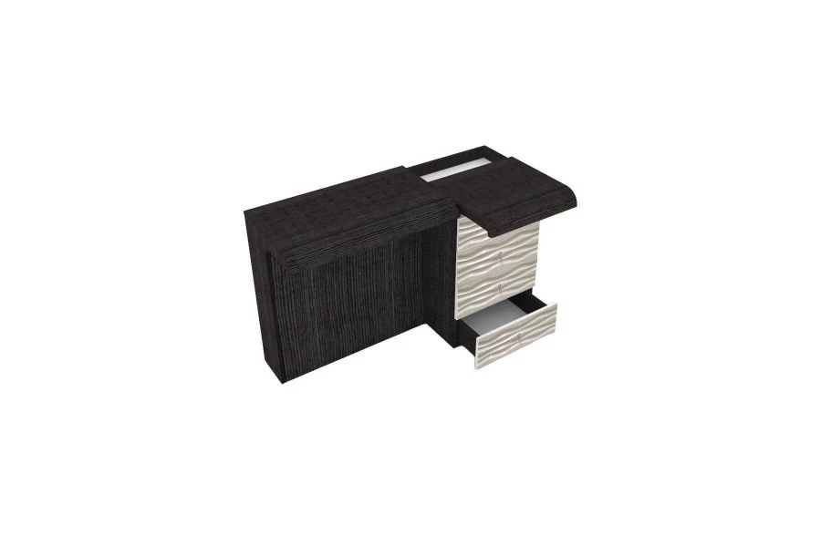 Sonata LD 628.020.000 Vanity Table (Gray/Chocolate/Wenge Cavo)