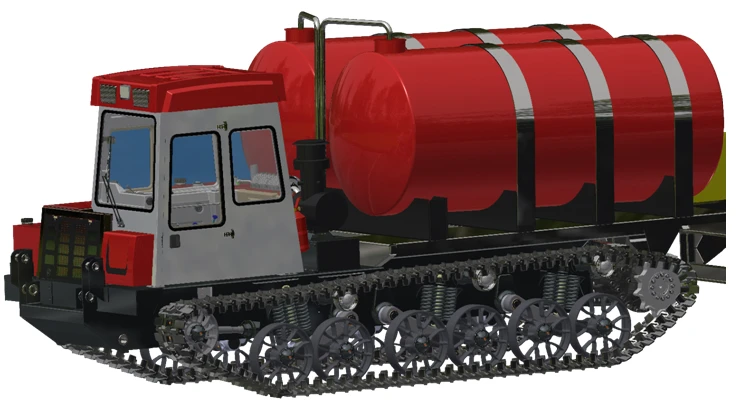 جرار كاتربيلر TG-6 مركبة نقل المياه للمناطق النائية