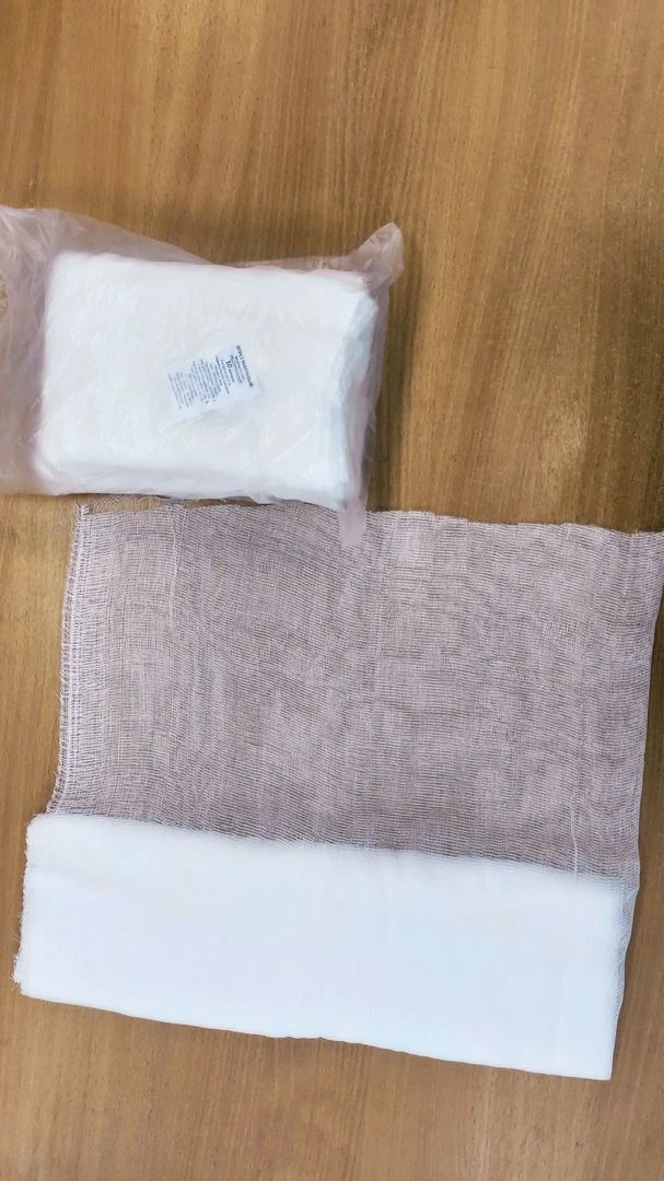 Medical Non-Sterile Gauze Piece for Absorbent Dressings